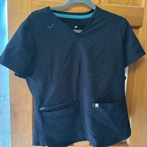 Fabletics Black Scrub Top
